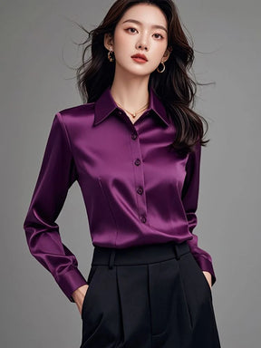 Blusa de Seda Feminina com Estilo Elegante e Sofisticado