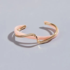 BRACELETE FEMININO EM AÇO INOXIDÁVEL PÉROLA
